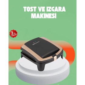 Resim Özbience Yüksek Kapasiteli 4 Dilim Tost Makinesi, 1500W, Hızlı Isıtma 
