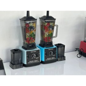 Resim Güçlü 7000W 2,5l Endüstriyel Buz Kırıcı ve Blender, Siyah 
