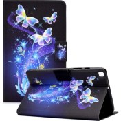 Resim Hello-U Galaxy Tab A7 Lite 8.7 Inç Için Desenli Deri Tablet Kılıfı (Yurt Dışından) 