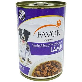 Resim Favor Puppy Kuzu Etli Yavru Köpek Konservesi 400 Gr 