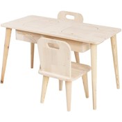 Resim FASTWOOD Çam Çocuk Oyun Masası 