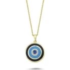 Resim Online Takı Gümüş Nazar Boncuğu Kolye 