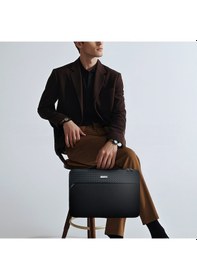 Resim Lenyes Lb556 Voyagers Serisi 1200d Su Geçirmez 15-16 İnç Laptop Çantası Siyah Siyah 