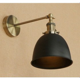 Resim Riolight Retro Mafsallı Hareketli Başlık Metal Duvar Aplik (545324722) Siyah 