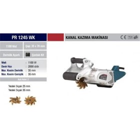 Resim Proter Proter PR1245 Wk Kanal Kazıma Makinası 