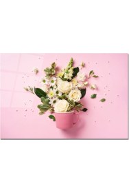Resim Aylina Baskılı Cam Kesme Tahtası |temperli Cam | 25 x 35 cm 