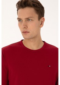 Resim U.s. Polo Assn. Erkek Bordo Pijama Takım 50318612-vr014 Bordo 