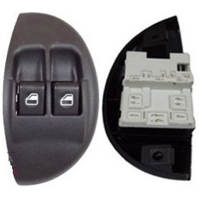 Resim Valea Fiat Palio Siena Sol Ön Cam Düğmesi OEM 717135614 Çerçeveli 