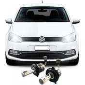 Resim Megamarket06 Vw Polo 6 Uzun Kısa Tek Led Xenon Oto Ampulü H4 Zero 