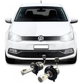 Resim Megamarket06 Vw Polo 6 Uzun Kısa Tek Led Xenon Oto Ampulü H4 Zero 