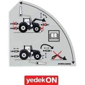 Resim AGCO Dekoratif Etiket - Massey Ferguson / Fendt / Valtra | ACW0126090 