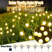 Resim FACHOI 4/6 Paket Güneş Firefly Işıkları - 8 Mod, Akıllı Işık Sensörü, Kolay Kurulum, Dayanıklı Plastik, Bahçe, Yürüyüş Yolu, Partiler için Mükemmel - Paskalya ve Ramazan Kutlamaları, Dış Mekan Dekoru | Firefly Etkisi | Güneş Enerjili Işıklar 
