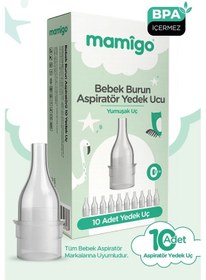 Resim Burun Aspiratörü Yedek Uç 10 Adet Tüm Markalara Uyumlu 