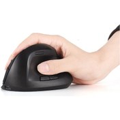 Resim Vkemall Dikey Tasarım, Kablosuz Ve Şarj Edilebilir Oyun & Ofis Faresi - Ergonomik Ve Rahat Optik 