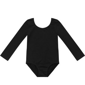 Resim Kızlar Uzun Kollu Bodysuit Leotards Bale Dans Jimnastik Kıyafeti Çocuklar Giysileri 
