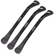 Resim 3 Adet Karbon Çelik Lastik Kolları Bisiklet Lastiği Tamir Değiştirme Alet Seti Siyah 