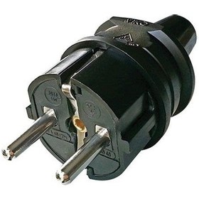 Resim Topraklı Erkek Fiş Siyah 