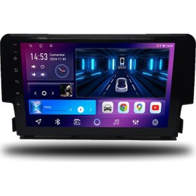 Resim Carplayer Honda Civic Fc5 2016-2020 Uyumlu Android Multimedya 6gb Ram 64gb Hafıza 