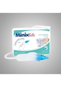 Resim Minix Bebe Yumuşak Uçlu Aspiratör Beyaz 