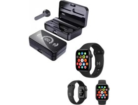 Resim MiraLive Akıllı Saat ve Bluetooth Kulaklık Seti Amoled Ekran Uzun Batarya ve Kablosuz Kullanım 
