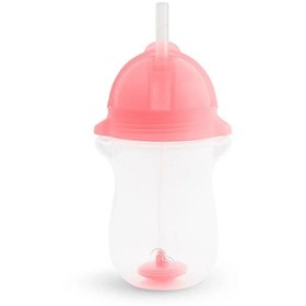 Resim Munchkin Tıklama Kilitli Uçlu Alıştırma Bardağı 12 ay+ 296 ml Pembe 