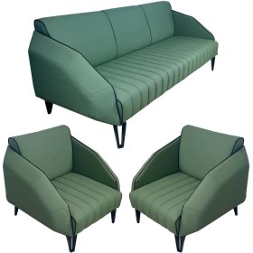 Resim Koltuk Stilim Sandro Haki Ofis Kanepe Takımı 