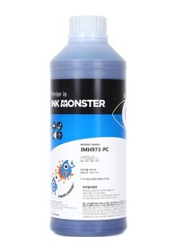 Resim İnkmonster Hp 971 Pigment Mavi Şişe Mürekkep 1lt 