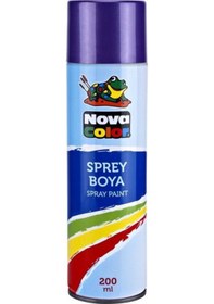 Resim Nova Color Sprey Boya 200 Ml. Mor 