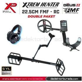 Resim Xtrem Hunter Dedektör - 22cm Fmf Double Paket Wsaıı Xl Kulaklıklı 