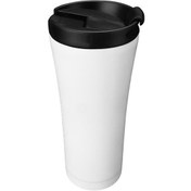 Resim S-link SL-TM1971A Mat Beyaz 500ML Iç 304 Dış 201 Paslanmaz Çelik Termos Kupa 