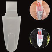 Resim Şeffaf Plastik Bahçe Makası Bel Çantası - Budama Makasları, Meyve Toplama Makasları ve Pense için Taşınabilir Araç Tutucu, Güvenli Kemer Halka Tasarımı, Hafif ve Dayanıklı, Bahçe Budama Makaları 