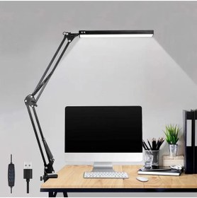 Resim SKYNEX Megalüx Katlanabilir Çalışma Okuma Masa Lambası Akrobatik Gece Lambası Pro Ayaklı 