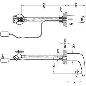 Resim Artema Aquasee Wing Fotoselli Lavabo Bataryası A47104 