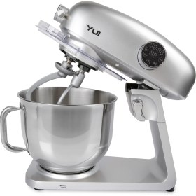 Resim M218 Easy Chef Gümüş Stand Mikser 1800W Motor Gücü 8l Kapasite Dayanıklı Döküm Metal Gövde 