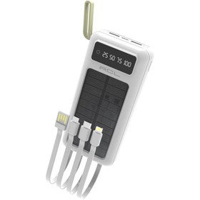 Resim bidünya iletişim 30000 solar Acl Led Fenerli Powerbank 