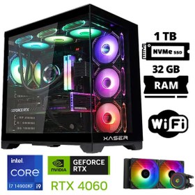 Resim Xaser Lexus x20 i9 14900KF 32GB DDR5 Ram 1TB M.2 NVMe SSD 8GB RTX4060 Masaüstü Oyuncu Bilgisayarı 