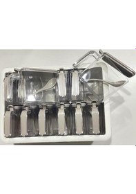 Resim Zhlhome 12 Li Standlı Kaşıklı Baharatlık Seti Beyaz 