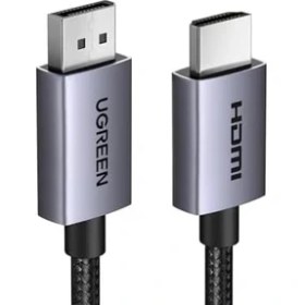 Resim Grains Global 4K 1080P@120Hz Displayport 1.2 To HDMI 1.4 Örgülü Kablo, 1.5m, 35841 