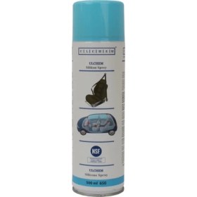 Resim Ulchem 500 ml Silikon Sprey Kokusuz Trim Ses Giderici Araç İçi ve Dış Temizlik için Profesyonel Sonuç 