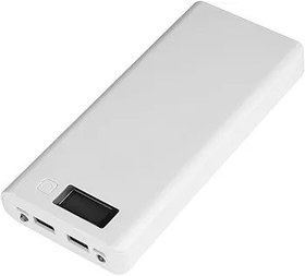 Resim Powerbank Shell 8x18650 Pil Powerbank Kılıfı Çift USB Bağlantı Noktalı LCD Ekranlı (Beyaz) 