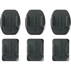 Resim Go Pro Yapişkanli Eğik + Düz Bağlanti ParçasiCurved + Flat Adhesive Mounts 