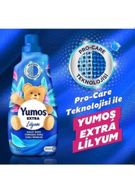 Resim Yumoş Extra Lilyum Konsantre Çamaşır Yumuşatıcı 1440 Ml 60 Yıkama X2 