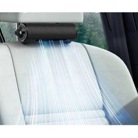 Resim Coofbe Yüksek Basınçlı Ayarlanabilir 3 Modlu Araç Koltuğu Soğutma Fanı Araç Fanı USB Araç Koltuk Soğutucu 