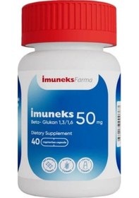 Resim İmuneks Farma Beta-glukan Takviye Edici Gıda 40 Tablet 