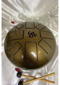 Resim Meditasyon Çanı Yoga Çanı Feng Shui Hand Pan Drum Tongue Drum Dil Davul U 