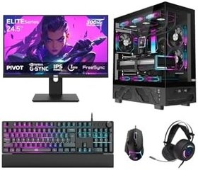 Resim DRAGOS DRx7702 Ryzen 5 5600 32GB 1TB NVMe 16GB RTX5060Ti 24.5 İnç 300Hz 1ms Oyuncu Hazır Sistem 