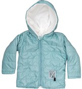Resim Mika Bebek & Çocuk Dar Kalıp Içi Peluş Kapüşonlu Açık Mavi Unisex Bebek Mont 