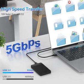 Resim Radion CA-4637 1 Metre USB 3.0 Taşınabilir Harddisk Bağlantı Kablosu 