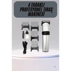 Resim Starseven Hassas Ciltlere Özel Saç Sakal ve Vücut Kuaför Tipi Şarjlı Tıraş Makinesi 