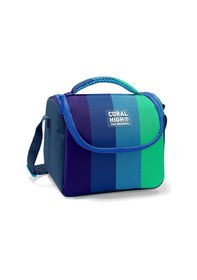 Resim Coral High Beslenme Çantası 11797, Erkek Çocuk, Lacivert Yeşil Renkli Çizgili, Isı Yalıtımlı Çok Renkli 